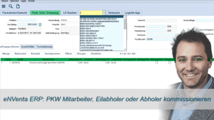 eNVenta-ERP-PKW-Mitarbeiter-Eilabholer-oder-Abholer-kommissionieren